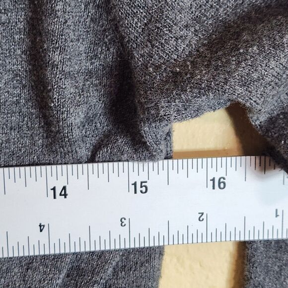VTG Hollister Button Cardigan Sweater Womens small Gray Pockets Y2K Preppy - Picture 7 of 10